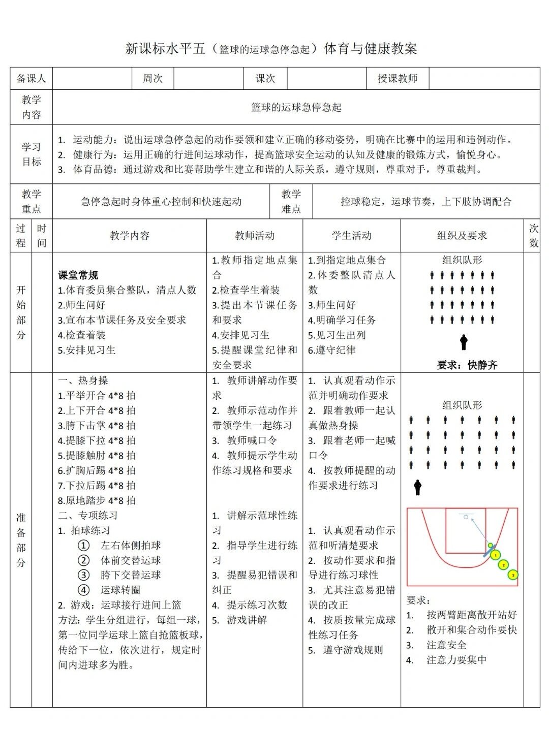 篮球训练教案90分钟内容大全